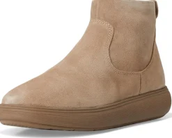 iQ-Comff Suede Zip Ankle Boots