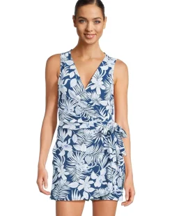 Islandcays Blooms Wrap Romper