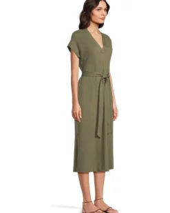 Islandscape Jersey Midi Dress