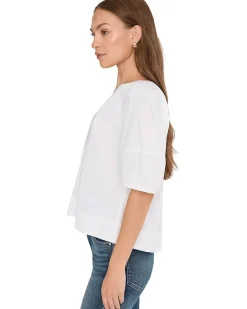 Jamie Top - Compact Cotton Sateen
