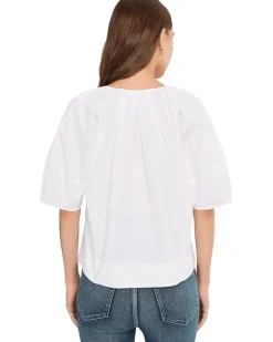 Jamie Top - Compact Cotton Sateen