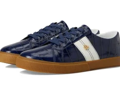 Janson II Croc-Embossed Leather Sneakers