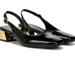 Jayla Low Heel Slingback Dress Shoes