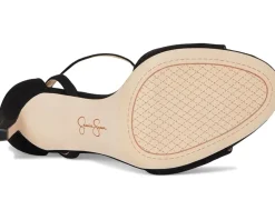 Jetser Chain Medallion Heeled Sandals