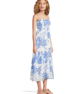 Jorgian Linen Midi Dress