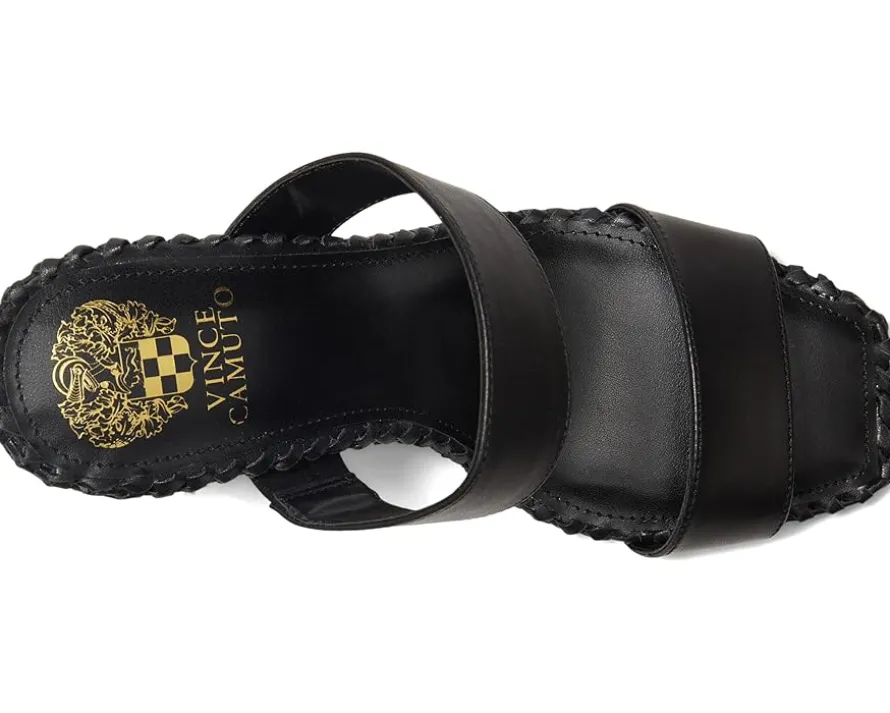 Kaden Stitched Block Heel Mule Sandals