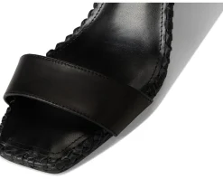 Kaden Stitched Block Heel Mule Sandals