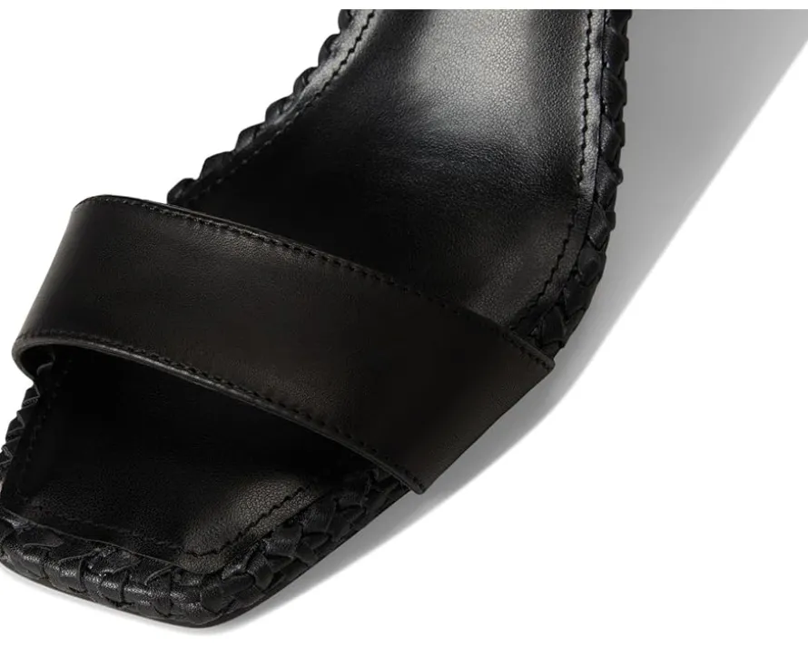 Kaden Stitched Block Heel Mule Sandals