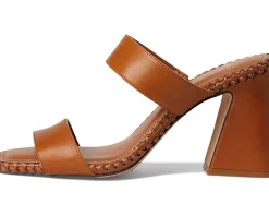 Kaden Stitched Block Heel Mule Sandals