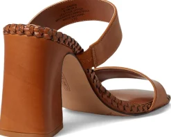 Kaden Stitched Block Heel Mule Sandals