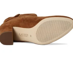 Kellie Suede Bootie Heel