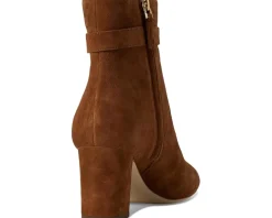 Kellie Suede Bootie Heel