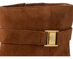 Kellie Suede Bootie Heel