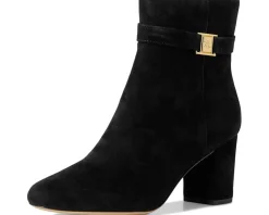 Kellie Suede Bootie Heel