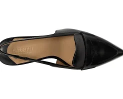 Khloe Leather Slingback Loafers Pumps