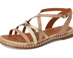 Kielly Cross Strap Flat Sandals