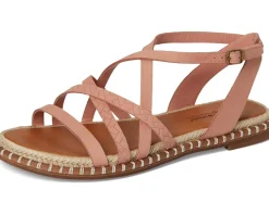 Kielly Cross Strap Flat Sandals