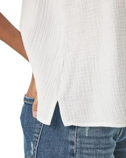 Kit Gauze V-Neck Tank