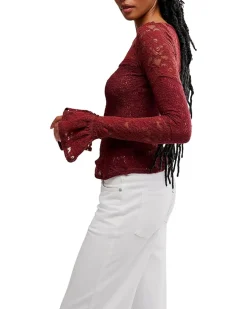 Lace Layering Long Sleeve