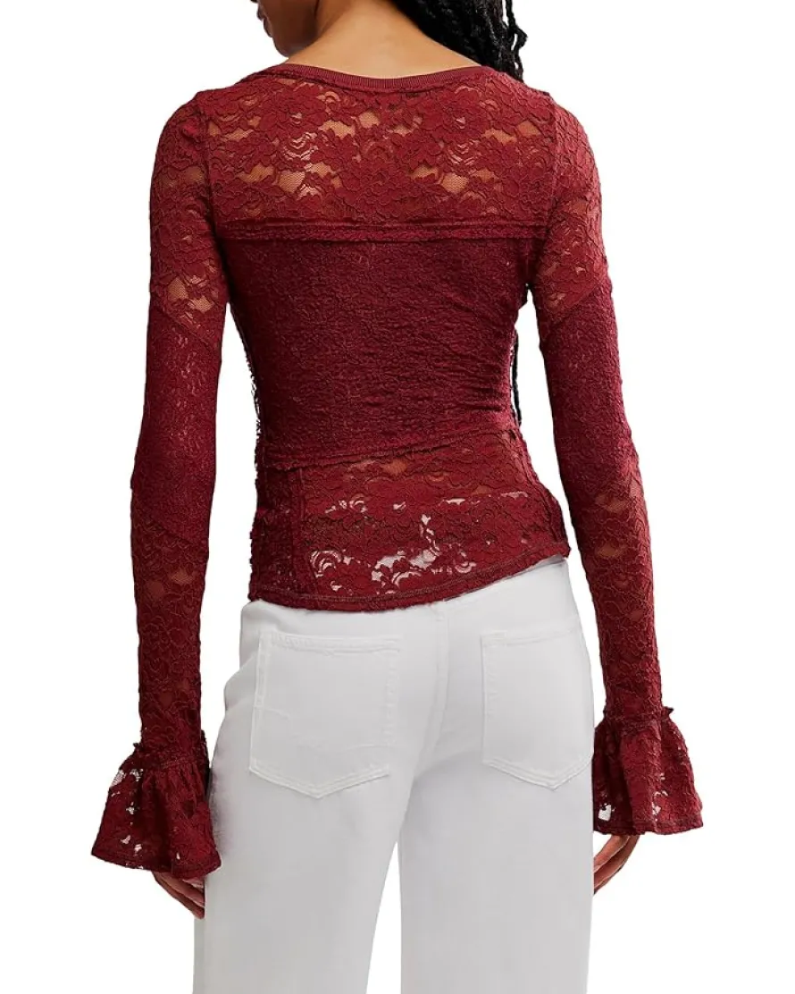 Lace Layering Long Sleeve