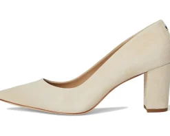 Lanette Suede Block-Heel Pumps