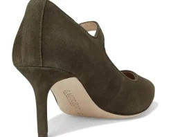 Lanette Suede Mary Jane Pumps