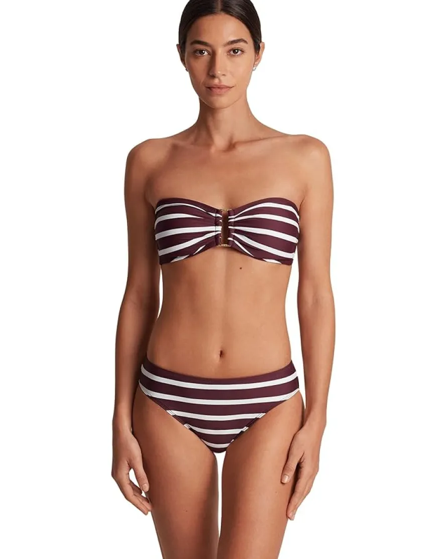 Largo Stripe Ring Bandeau Top