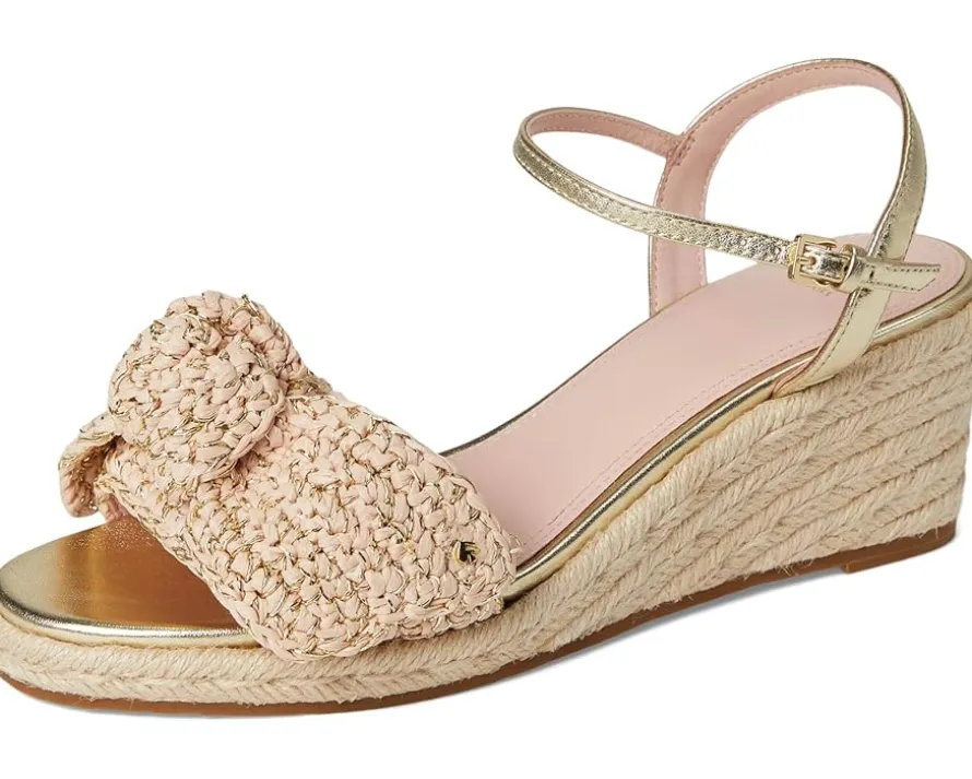 Leandra Raffia Espadrille Wedge Sandal