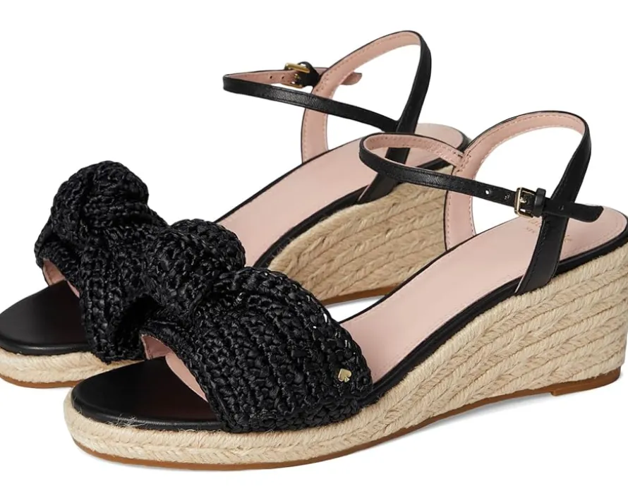 Leandra Raffia Espadrille Wedge Sandal