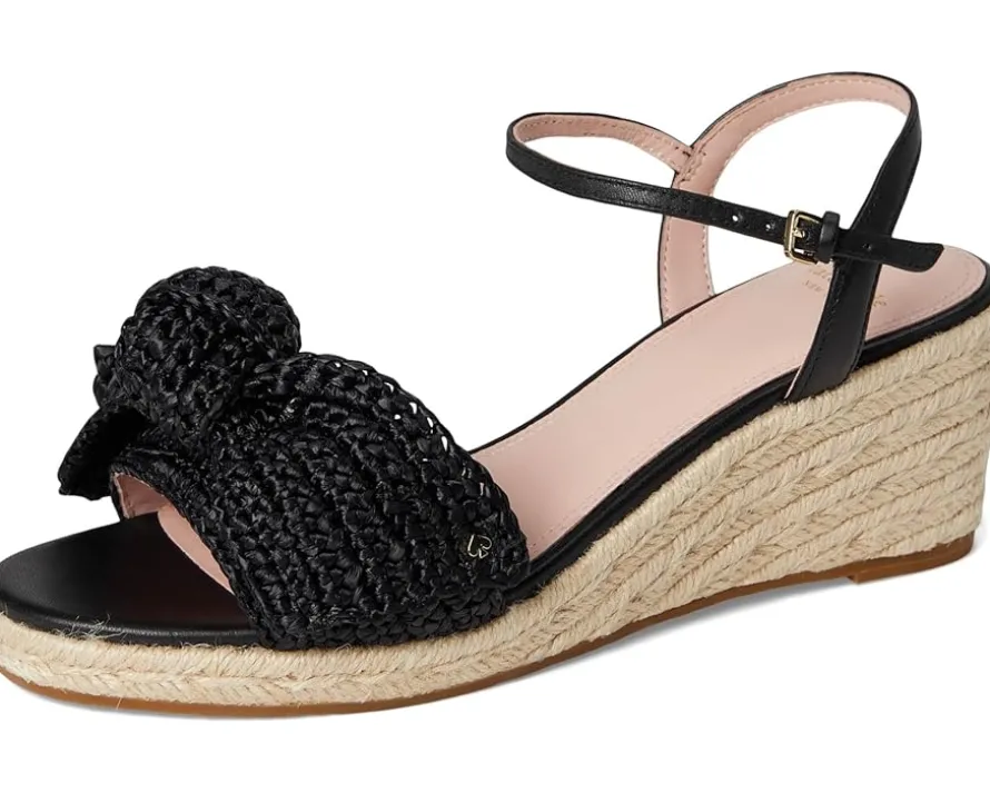 Leandra Raffia Espadrille Wedge Sandal