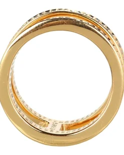 Lena Shimmer Double Bar Ring