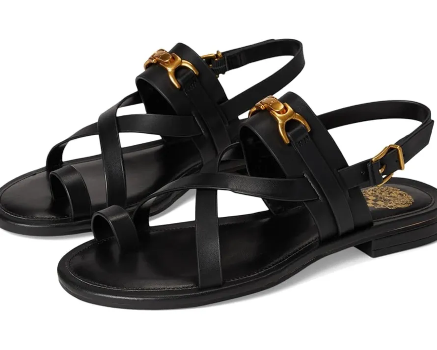 Lenni Banded Buckle Flat Sandals