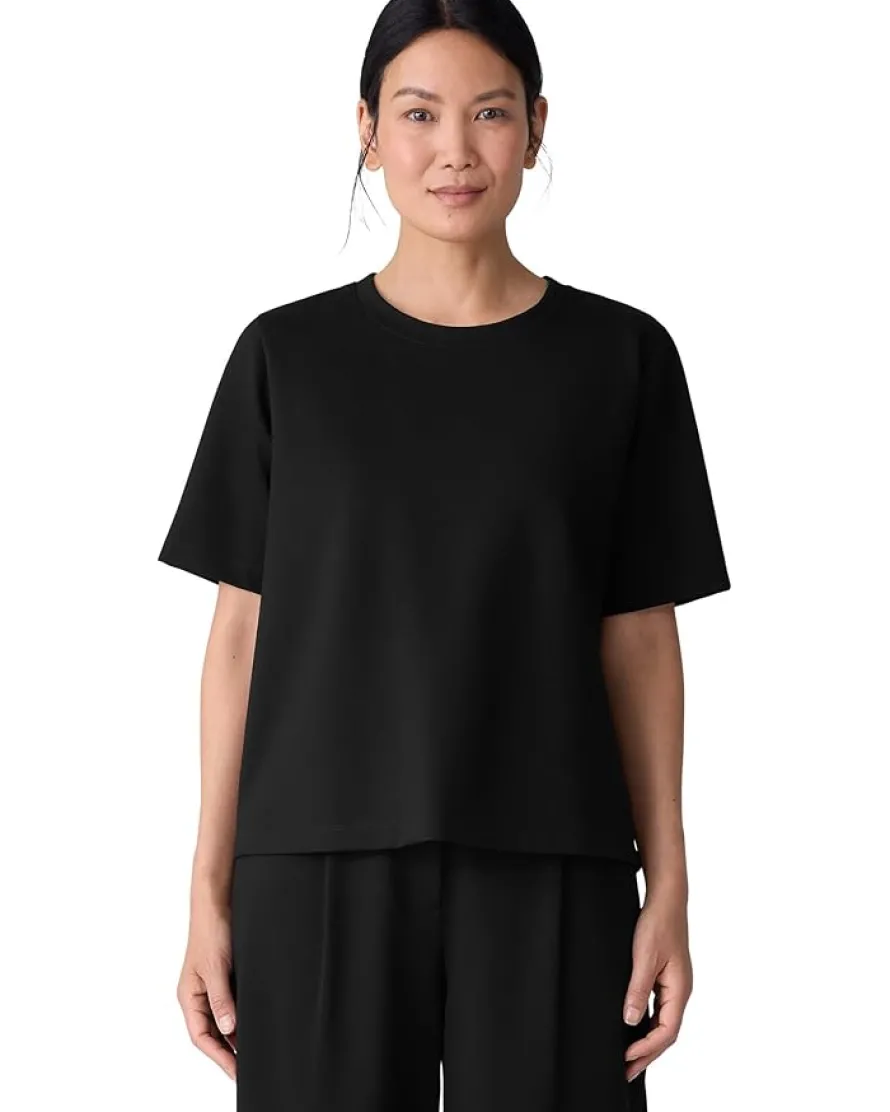 Lightweight Ponte Crew Neck Tee