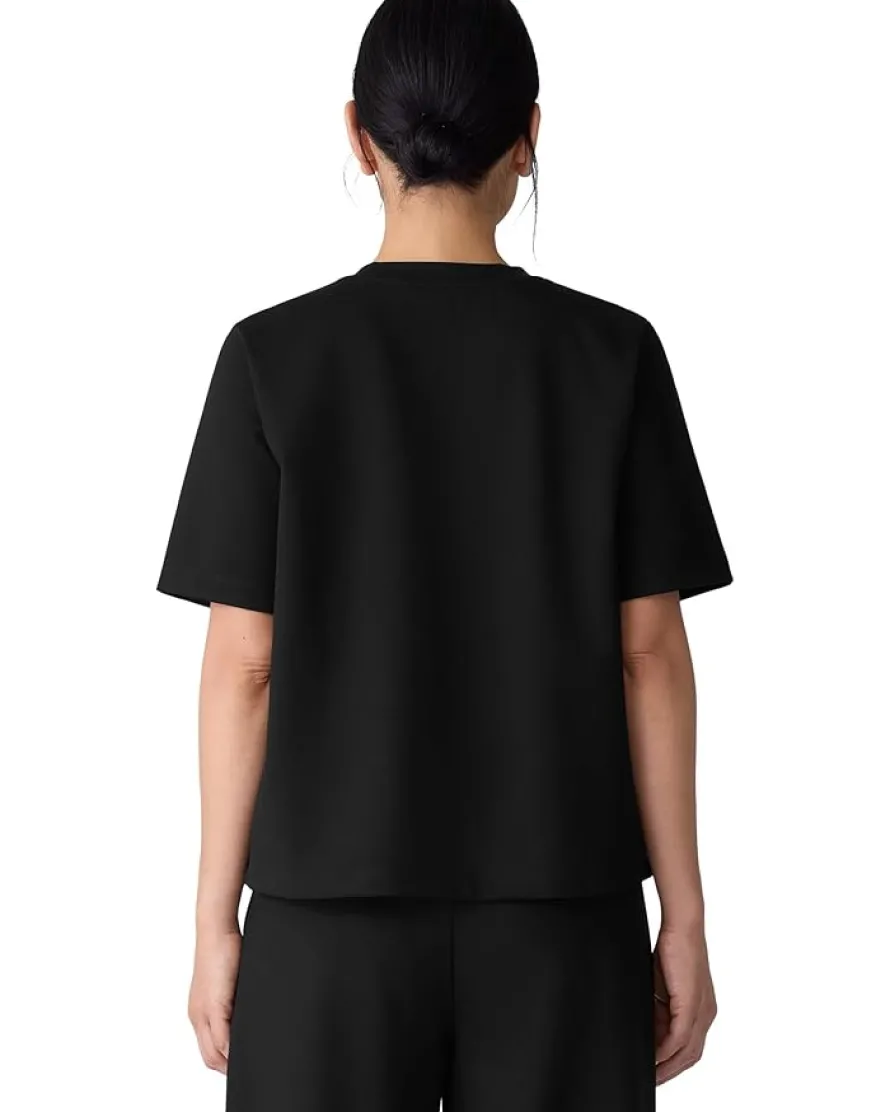 Lightweight Ponte Crew Neck Tee