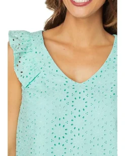 Lina Eyelet Top