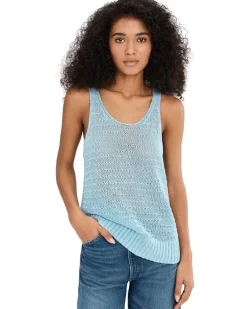 Linen Vera Scoop Tank
