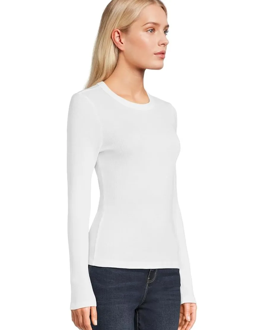 Liyah Ribbed Long Sleeve Tee