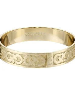 Logo Metal Bangle Bracelet