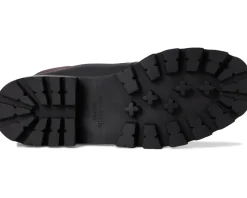 London Crinkle Patent Leather Chelsea Boots