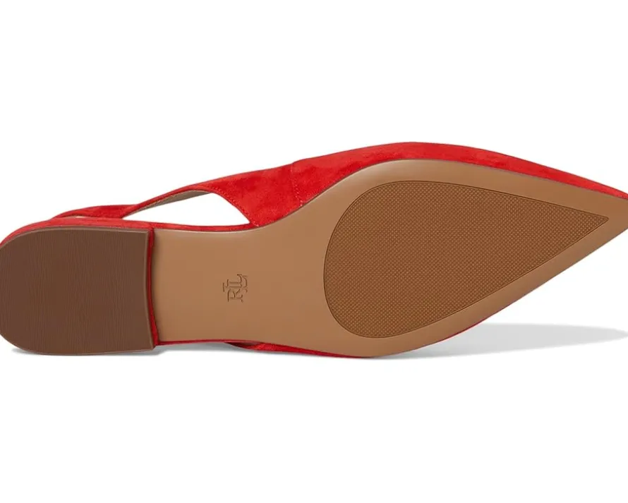 Londyn Suede Slingback Flat