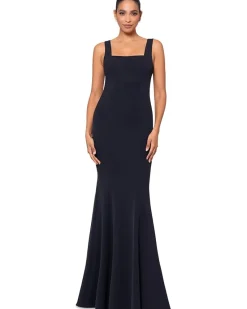 Long knit square neck mermaid