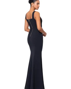 Long knit square neck mermaid