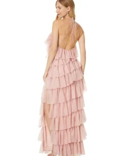 Long Mesh Multi Tier Tie Neck