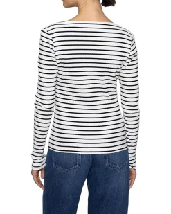 Long Sleeve Boatneck T-shirt