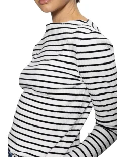 Long Sleeve Boatneck T-shirt