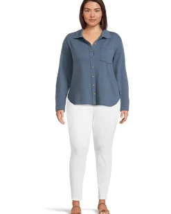 Long Sleeve Button Front Shacket