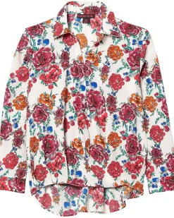 Long Sleeve Button Print B4B4511