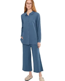 Long Sleeve Button Up Tunic