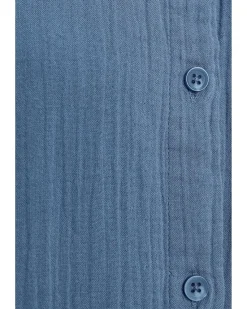 Long Sleeve Button Up Tunic