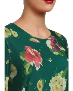 Long Sleeve Crew Dress To Knee